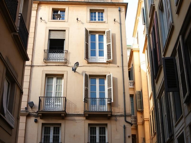 Immeuble ancien dans le 3e arrondissement de Marseille
