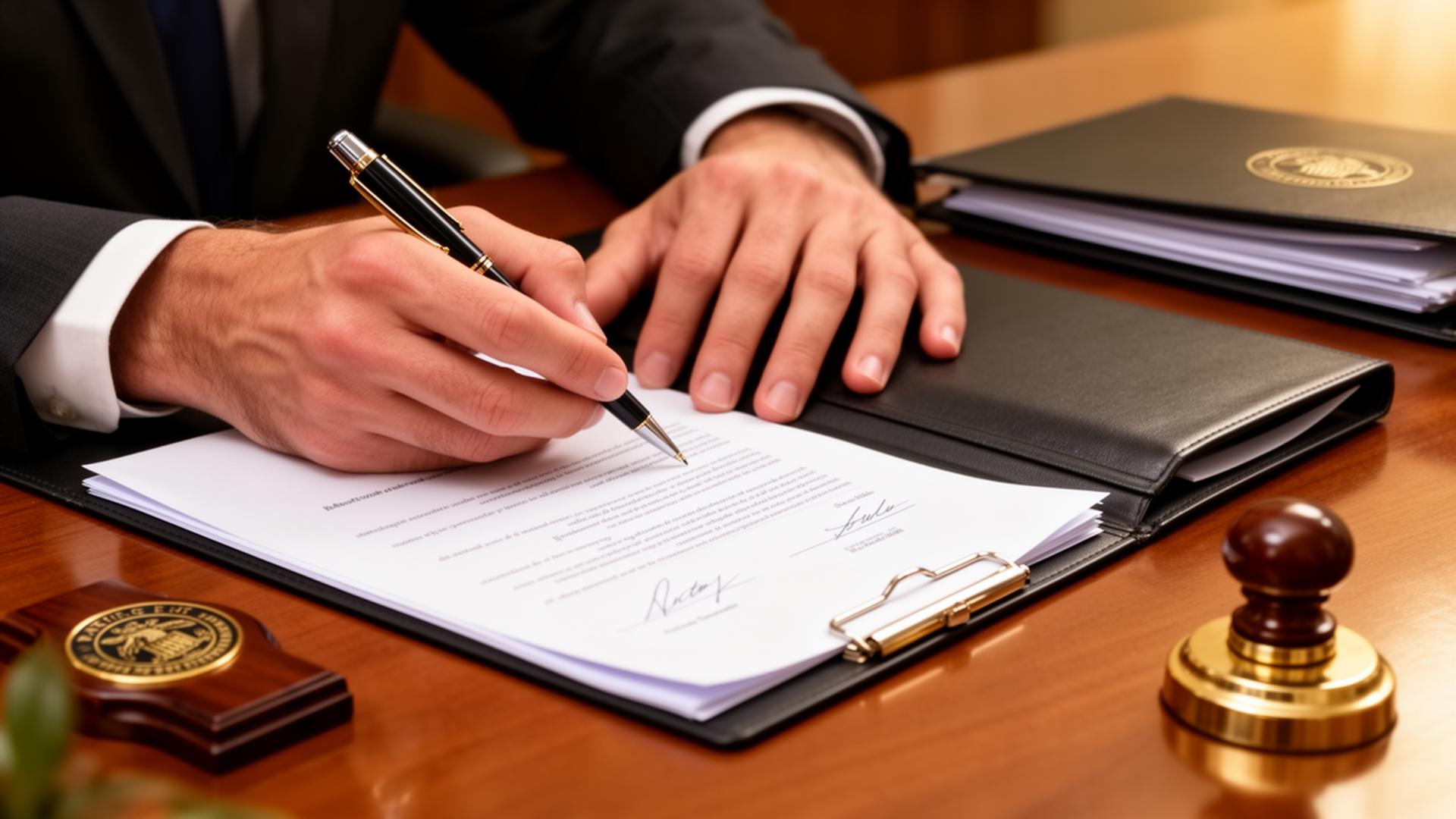 Signature de documents notariés pour une indivision