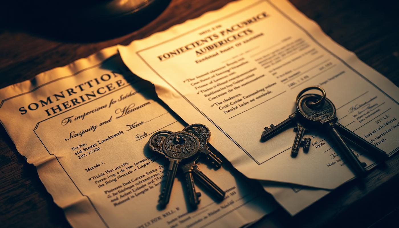 Documents de succession et d'héritage